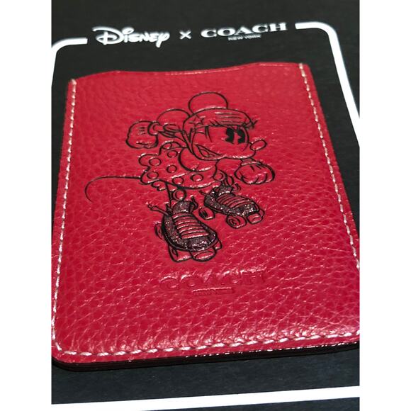Coach Minnie Mouse Rollerskate Phone Pocket - Picture 8 of 10